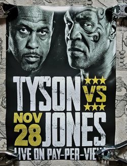 Mike Tyson vs Roy Jones PPV Poster 19x27