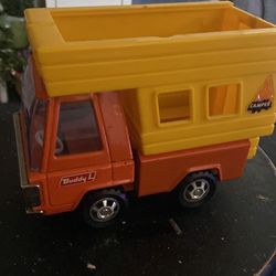 Vintage  Japan  l. Buddy  L camper