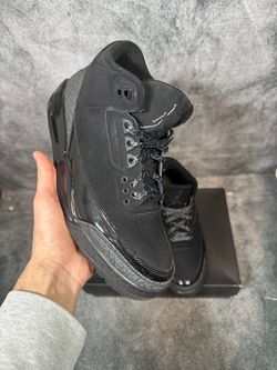 Jordan 3 black cat size 10