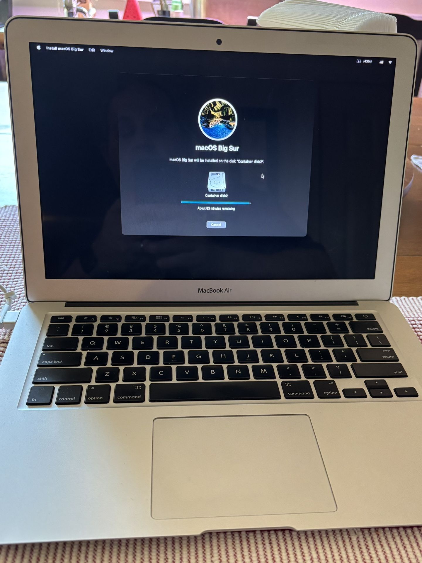 2014 MacBook Air 4GB RAM, 256GB HD
