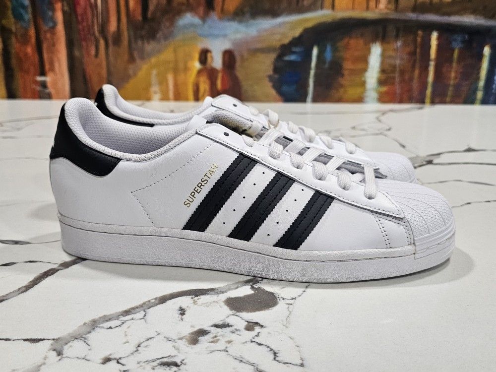 Adidas Originals Superstar White Black Size 9.5 Mens EG4958