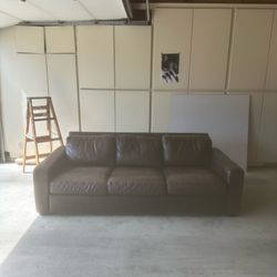 Design Within Reach Mod Century Modern Leather Couch!