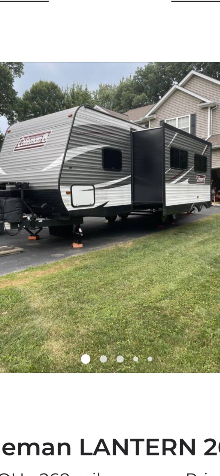 Rent To Own 2/1 Bed/bath In Coleman Trailer With Full Popout Kitchen And Living Room Three TVs