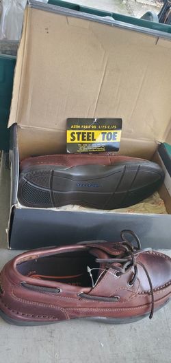 Leather Steel Toe Dress Shoes