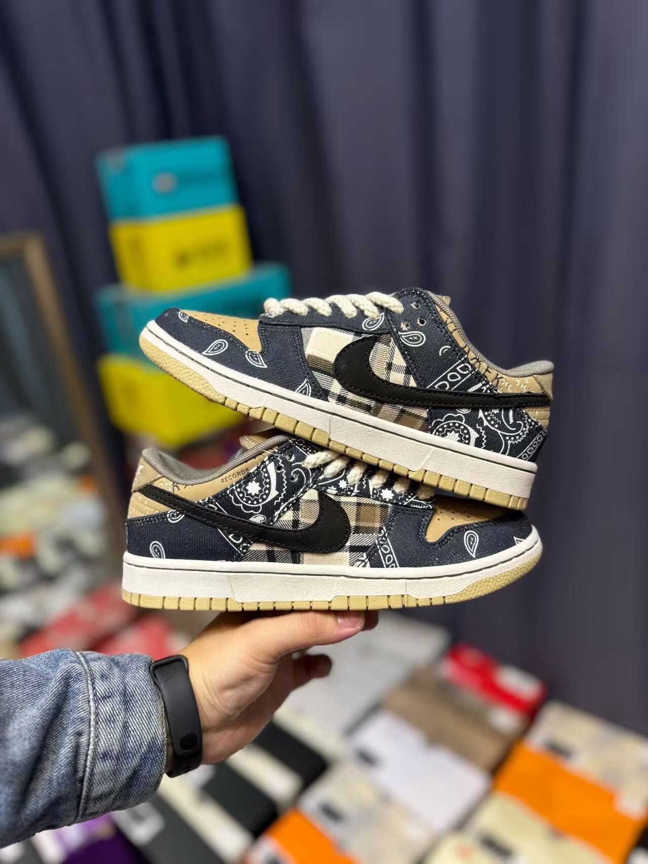 Travis Scott X Nike Dunk SB Jackboys Womens Size 7!!