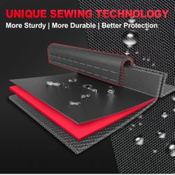 Funda rectangular para muebles de patio, funda de mesa de 110 pulgadas para exteriores, impermeable y resistente, juego de fundas de sofá grande 600D