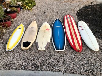 Surfboard Sale, $115 and up, 6+ Fish, Funboard, Mid Length, Longboard Surfboards for Sale
