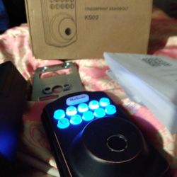 Fingerprint Plus Keypad Entrance Deadbolt