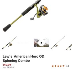 Lew's American Hero OD Spinning Combo