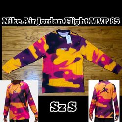 Nike Air Jordan Flight MVP 85 Long-Sleeve Shirt Men’s Sz S New!