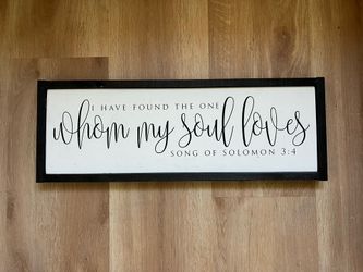 Song Of Solomon Plaque