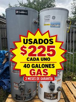 USED 40 gallons Gas $225 each (3 months warranty )