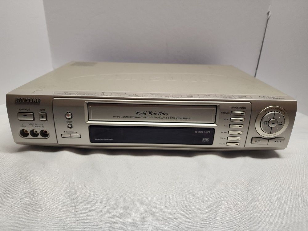 Samsung SV-5000W VHS World Wide Video System Remote VCR