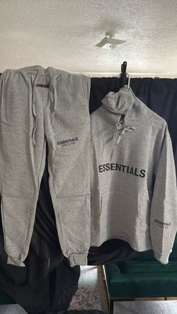 Fear of God Essentials Grey Tracksuit Set