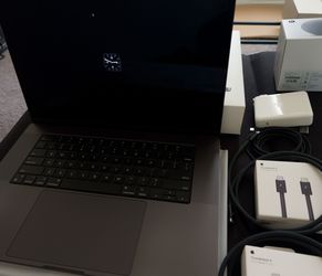 Space Black Macbook Pro 16 M3 Max 1TB 36GB fully paid with AppleCare+