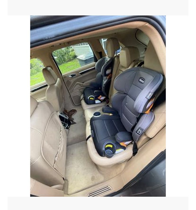 Chicco KidFit Clear Tex Plus 2-in-1 Belt Positioning Booster Car Seat - Shadow