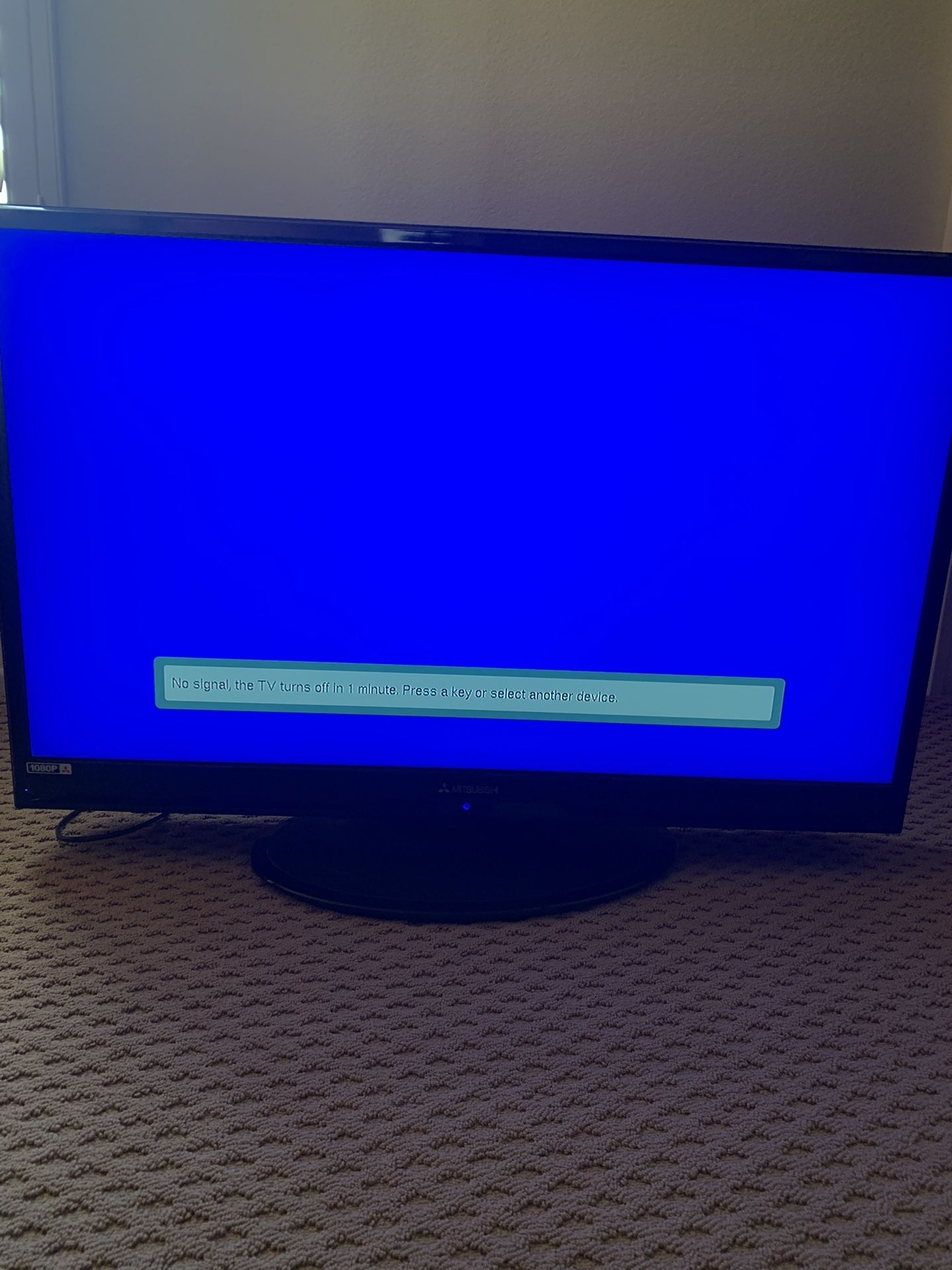Mitsubishi LCD 46 Inch With HDMI Ports Working Great TV