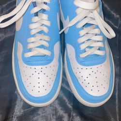 Nike Court Vision Sneakers For Woman’s Size 9 Blue And White Be True To Her School