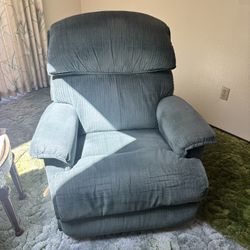 Teal Recliner/Rocker