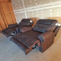 Recliner's Two Big Recliner's $980 FIRM