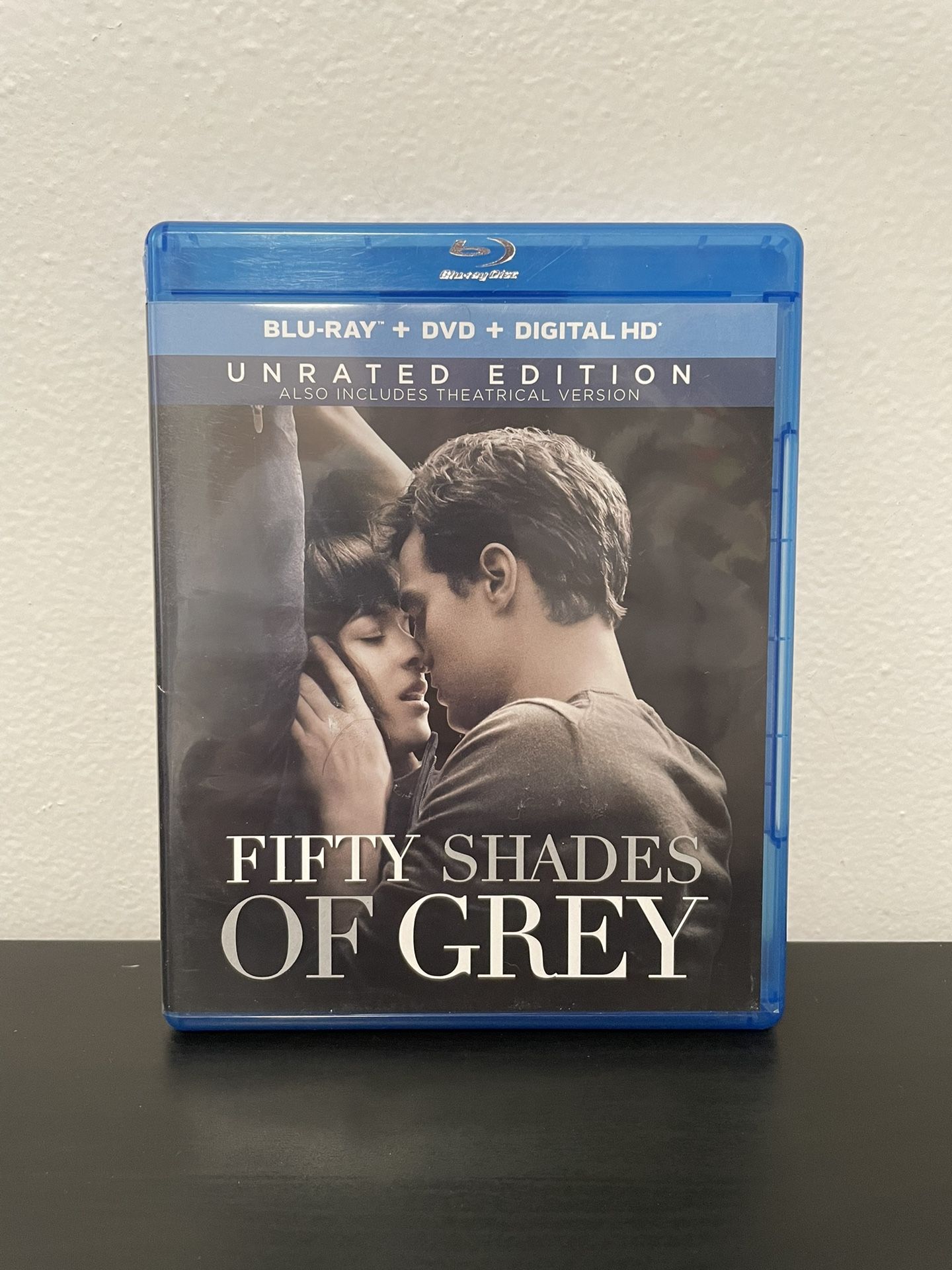 Fifty Shades Of Grey Unrated Blu-Ray DVD Combo Dakota Johnson Jamie Dornan 2015