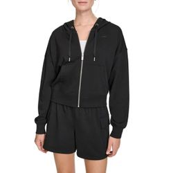 DKNY Women's Terry Zip Front Jacket New With Tags Size Large