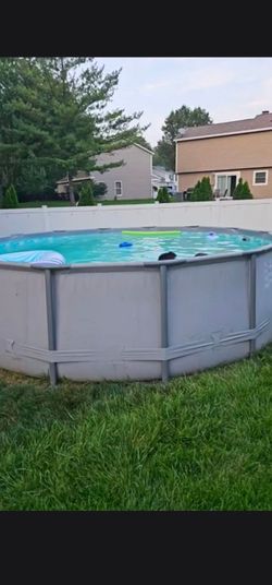 16x42 intex pool every thing included pump and ladder.