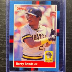 1988 Donruss Barry Bonds Baseball Card #326