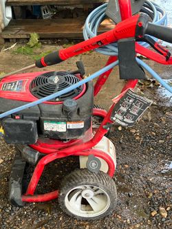 I’m selling a troybilt pressure washer in great working condition asking $200