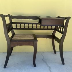 Vintage telephone table