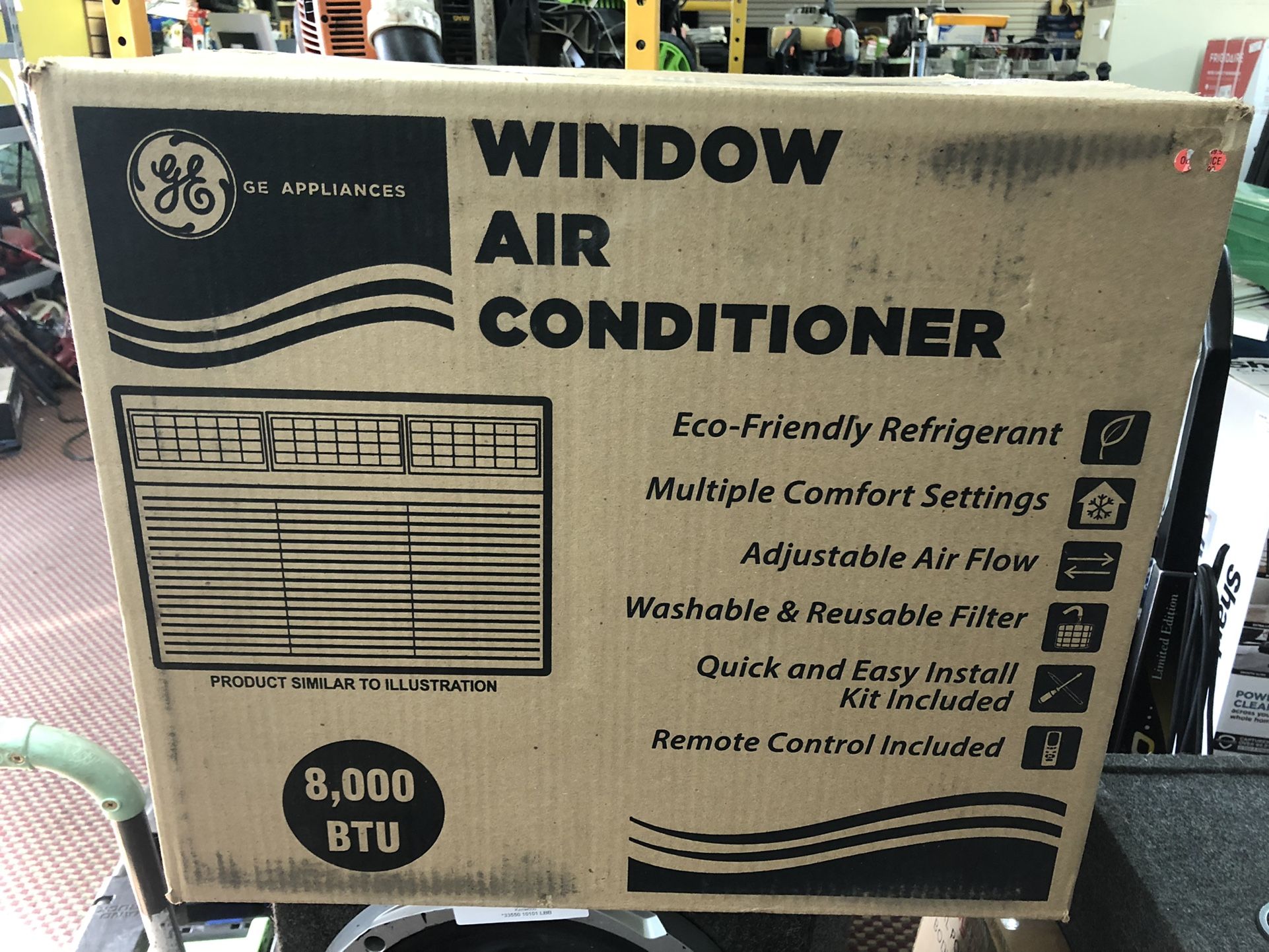 Window Ac Air Conditioner GE 8000 BTU New