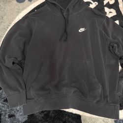 nike hoodie washed L