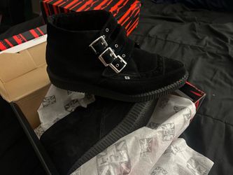 TUK sz10 Suede Pointed boots