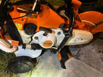 TS  420 concrete saw with on stand for floors