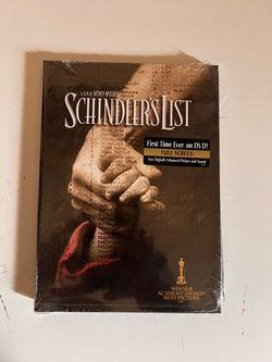 Schindler’s List Unopened First Time On DVD New