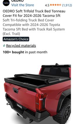 New Tacoma Soft Tri-fold Tonneau