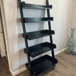 Crate & Barrel Leaning Ladder Shelf
