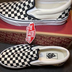 Classic Checkered Vans Size 10 Men 