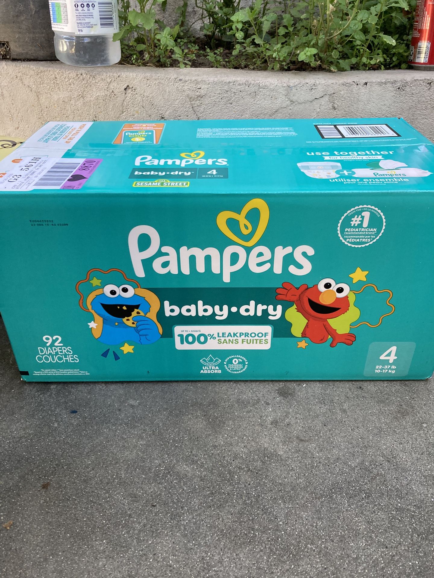 Pampers SIZE 4 92 pañales