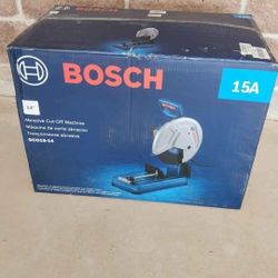 Bosch corded electric 15amp 14" abrasive cut-off machine.