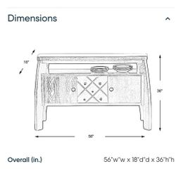 Dinning Buffet Table