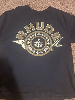 Rhude Sturgeon Black Caviar Crewneck Sweatshirt