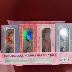 3/3 24-piece set of false eyelashes