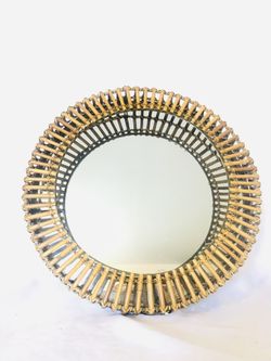 Rattan Umbra Mirror 