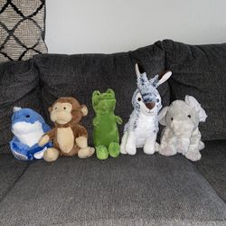5 Stuffed Animal Bundle 