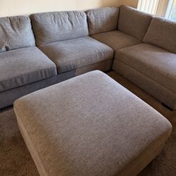 Sectional Gray Couch 