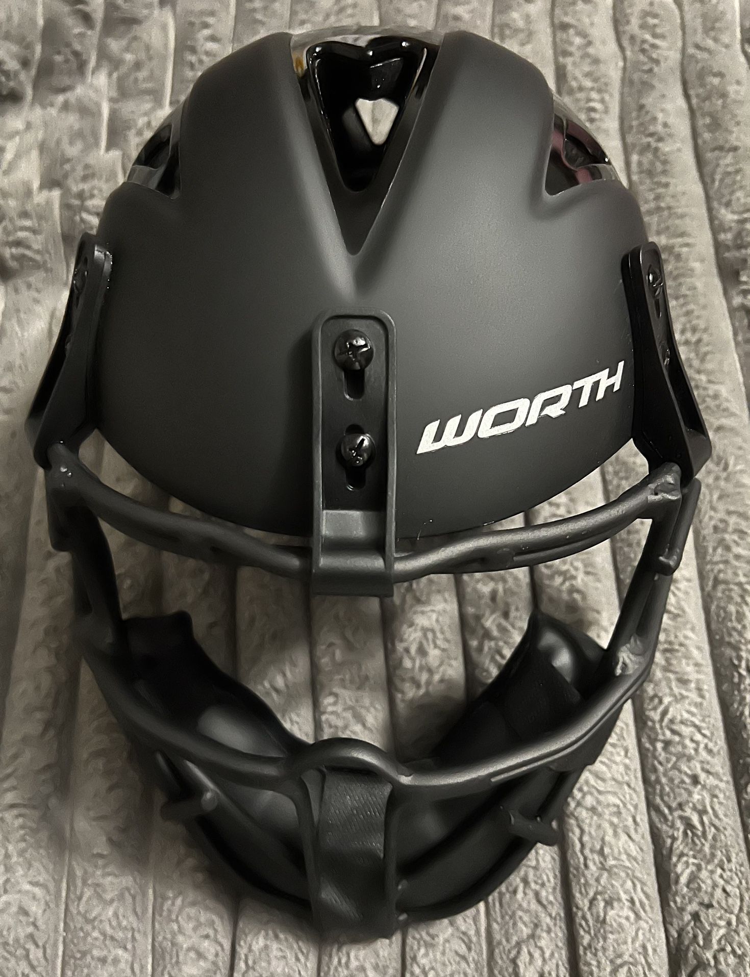 Worth Softball Pitcher’s Helmet With Face Guard