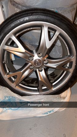 370z sport Rims with the tires included