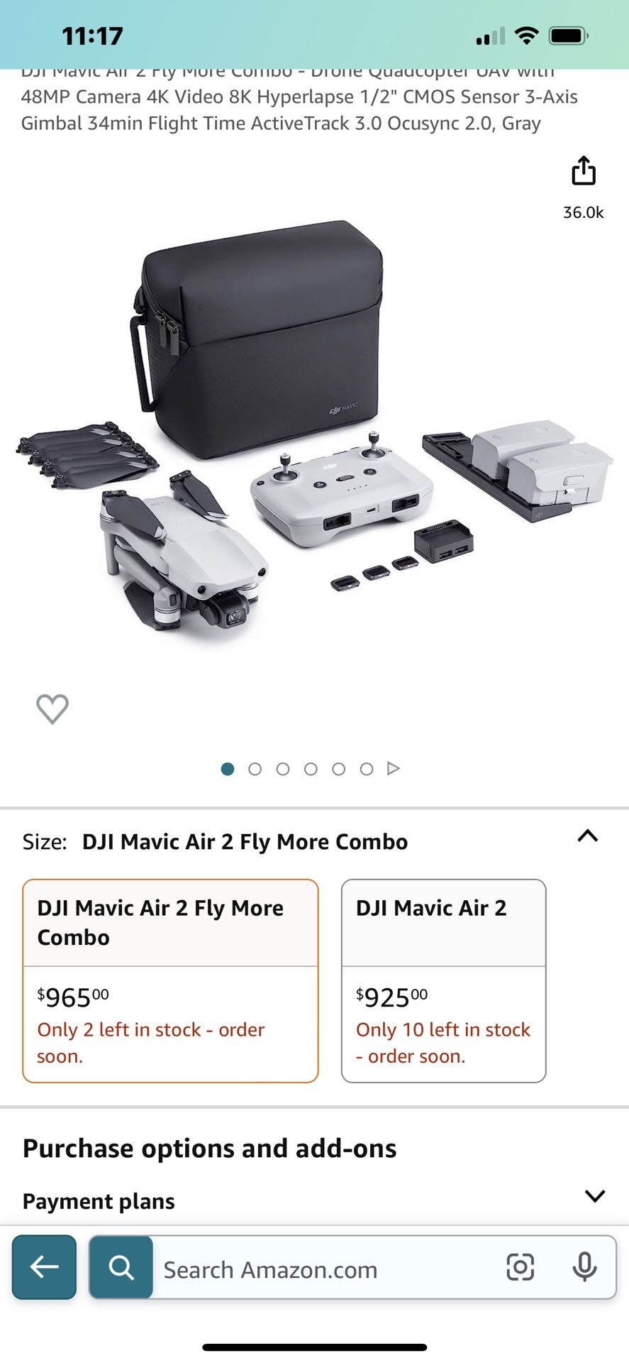 Mavic Air 2 Camera Drone   Trade For Smart Controller +