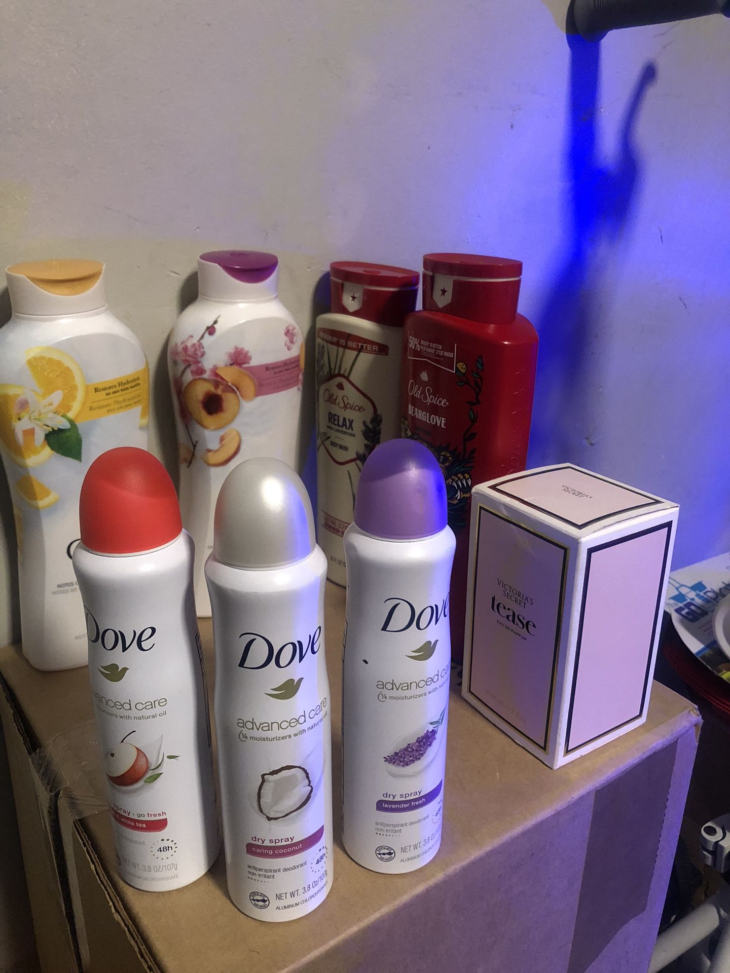 Dove And Old Spice-detergent